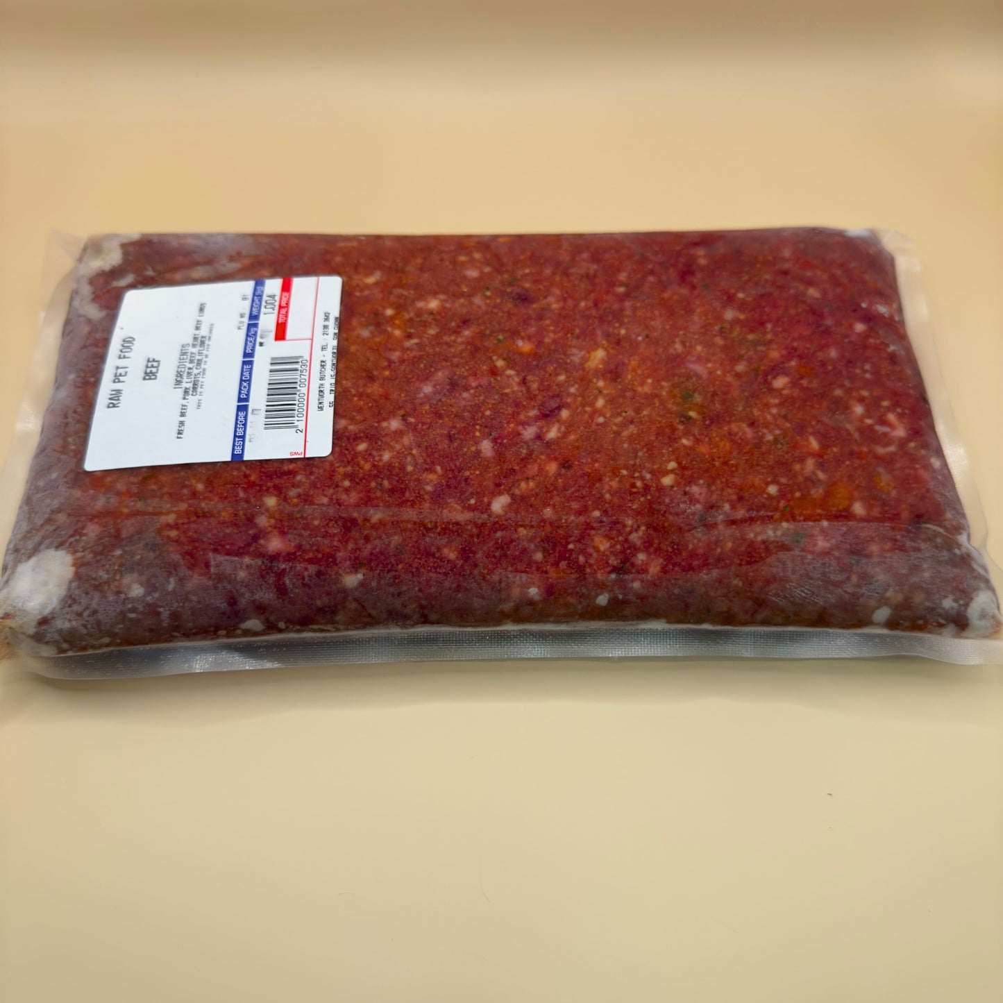 Beef - Raw Pet Food - 1 Kg