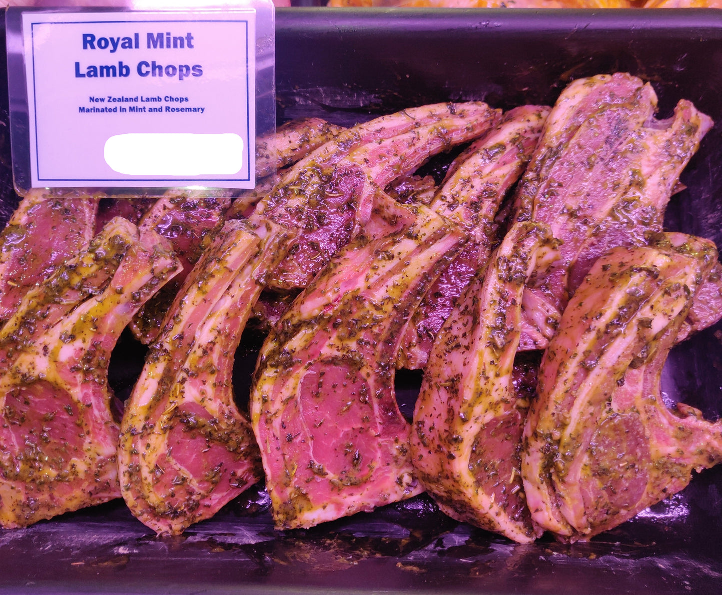 Mint & Rosemary Marinated Lamb Chops