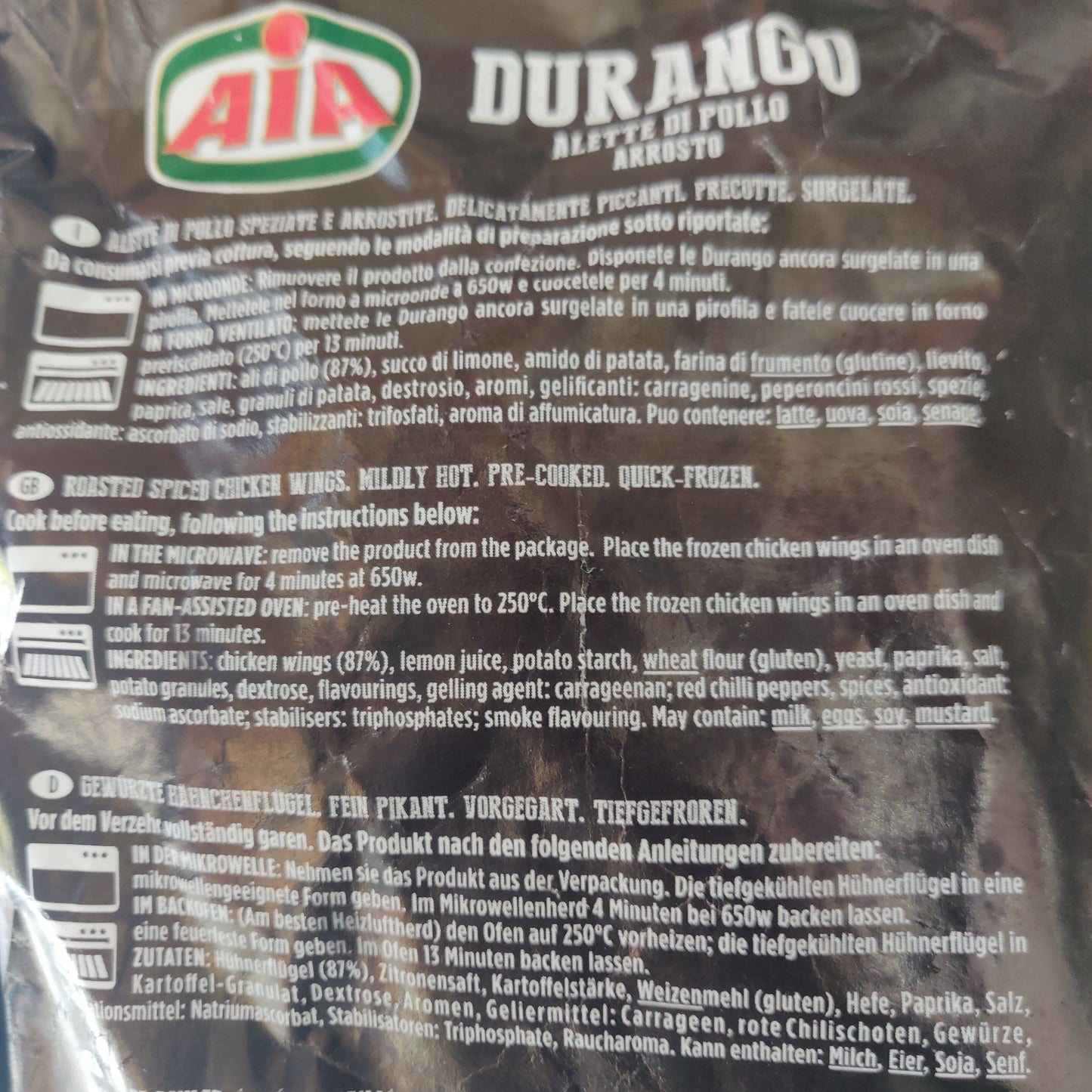 AiA Durango Chicken Wings