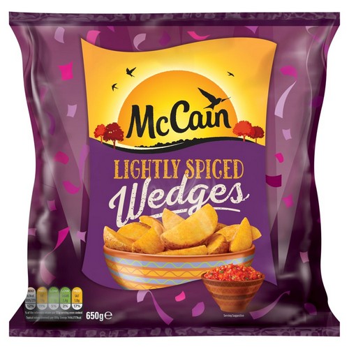 MCCAIN LIGHTLY SPICED WEDGES 635 GRMS