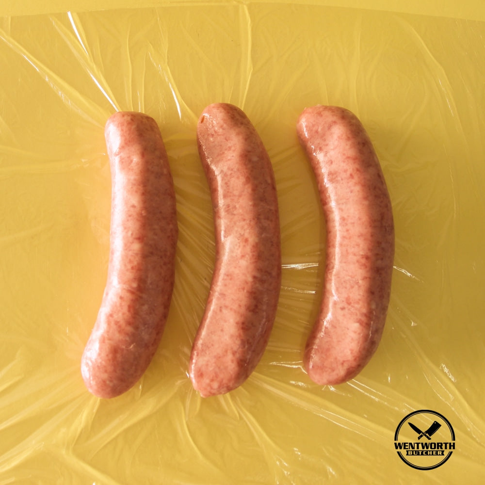 Homemade Pork BBQ sausage