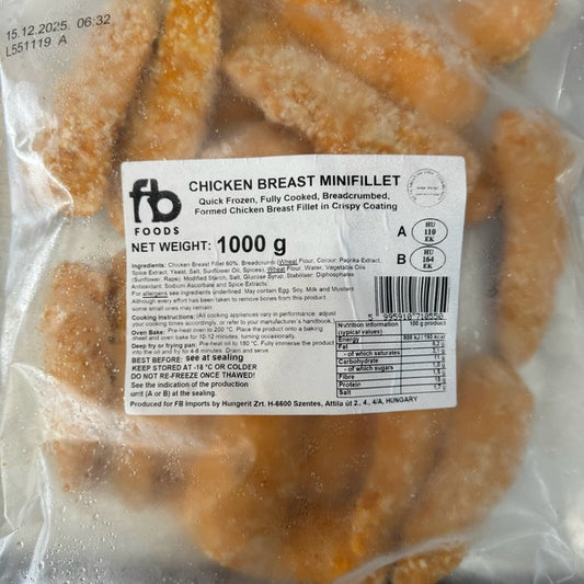 Chicken Breast Mini Fillets 1Kg