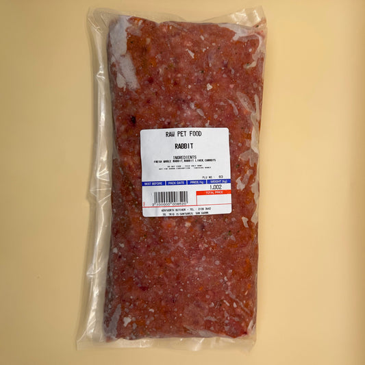 Rabbit - Raw Pet Food - 1 Kg